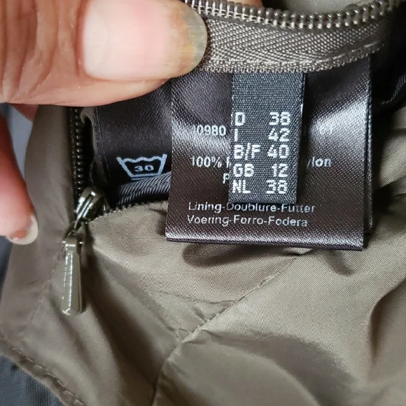 FUCHS SCHMITT DAUNE UNISEX Olive Puffer Vest.ZISE M. - Picture 5 of 8